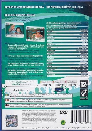 Singstar pop hits - PS2 (Genbrug)